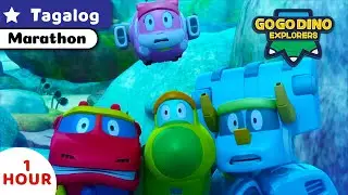 GOGO DINO Tagalog | Marathon Episode 13-18 | 1 Oras ng Nakaka-excite na Animated Adventure