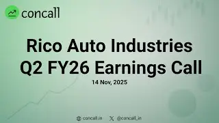 Rico Auto Industries Q2 FY26 Earnings Conference Call | Concall.in