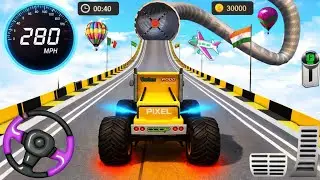 Monster Truck Mega Ramp Impossible Driver - Monster Truck Mega Ramp Racing - Android Gameplay