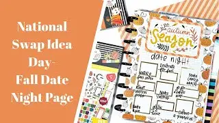 National Swap Ideas Day- Fall Date Night Sheet