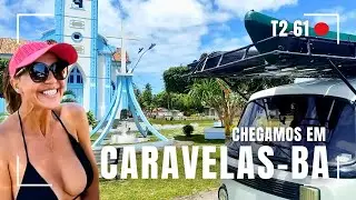 T2 Ep61 De Caravelas a Alcobaça na Bahia de Kombi #nomades vivendo no litoral brasileiro