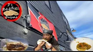 Trying POPULAR Trinidad Street Food in Chicago | Doubles & Dhalpuri Roti (D's Roti & Trini Cuisine)