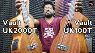 Vault UK-100T VS Vault UK-2000TCE Which Ukulele To Buy For beginners | Tenor Ukulele | Subhro Paul