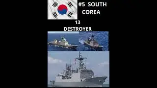TOP 10 COUNTRIES FOR DESTROYER NUMBER #short #militaryeverything #military#army#destroyer#navalforce