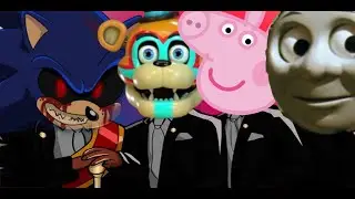 Sonic EXE & FNAF Freddy & Peppa Pig Full & Thomas and Friend  -  Meme Coffin Dance COVER