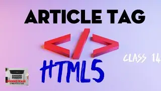 article tag -html5 tutorial in hindi || coding wale