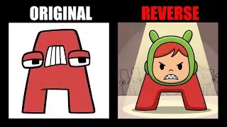 Reverse Alphabet Lore: Nina (from Pocoyo) - All Alphabet Lore Meme Animation | TD Rainbow