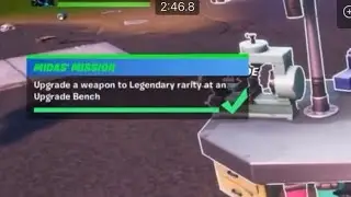 Upgrade a weapon to legendary rarity at an upgrade bench