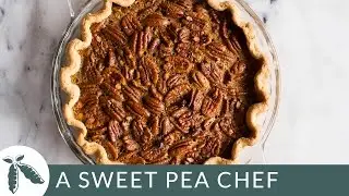 Healthy Pecan Pie - How to Make Pecan Pie | A Sweet Pea Chef
