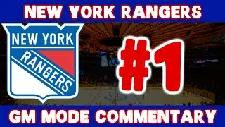 NHL 14 GM Mode Commentary | Rangers | #1 