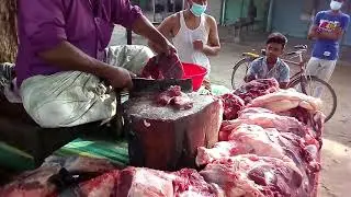 AllOverBD Meat Market Shop Near Me  Beef Cuts Fast Cutting Skills butcher shop  Beef Cutting Skills
