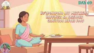 DAY 69 Ho&rsquo;oponopono Joy Meditation 💛 Happiness Ka Password | Gratitude Before Food