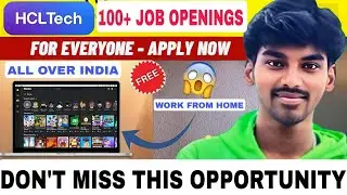 HCL Technologies Jobs 2025 🔥| Freshers & Experienced | All India Openings | Salary, Application 