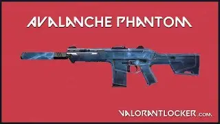 Valorant  - Avalanche Phantom Skin preview