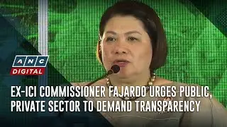 Ex-ICI commissioner Fajardo urges public, private sector to demand transparency | ANC