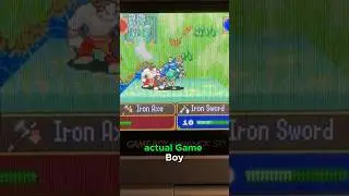 How is this on an actual gameboy advance?!?! #fireemblem #bindingblade #gameboyadvance #gba