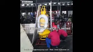 Hydroman&reg; Agitator Submersible Slurry Pump,  with Agitator for Removing Mud #cyclonefeedslurrypump