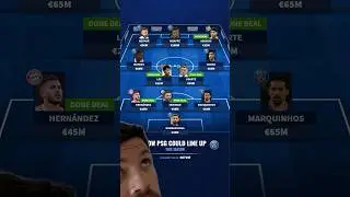 Is PSG&rsquo;s new team stronger than last season? 😳👀 #psg #lineup #xi #team #football #transfermarkt