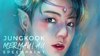 [SPEEDPAINT] JUNGKOOK - Merman!au for Mermay