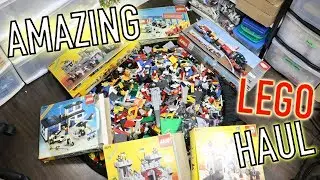 THE MOST AMAZING LEGO HAUL - Vintage LEGO from the 80's!