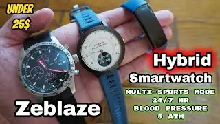 HYBRID Smartwatch of 2020 Best in Both Worlds  REVIEW: 3 Years of Battery Life! By Zeblaze