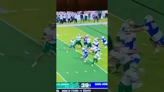Hawaii Bowl 2024 USF Bryce Archie Keshaun Singleton 2pt Conversion vs SJSU 12/24/24#shorts#viral#2