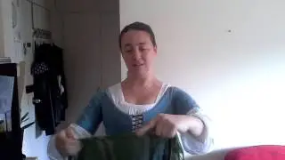 Simple ways to cover your head, medieval style. Part 2:  a simple draped veil