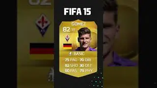 EVERY MARIO GOMEZ CARD IN FIFA HISTORY! #football #fifa #gomez #shorts