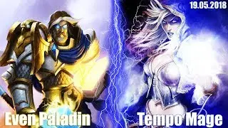 EVEN PALADIN И TEMPO MAGE | HEARTHSTONE STREAM