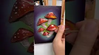 this mushroom is extremely poisonous 🍄 #art #painting #clay #artist #mixedmartialarts