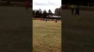 freekick  against  Savannah FC  at strathmore Sports  complex