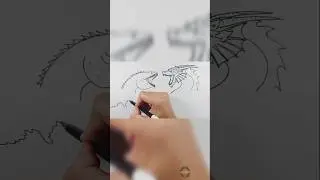 Review - How to Draw Leviathan vs SCP 3000 in an Ocean Surface Battle #shorts #drawing #seamonsters