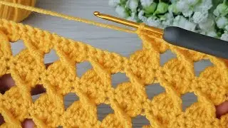 AMAZİNG 💯 VERY EASY YELLOW BABY BLANKET PATTERNS FORBEGİNNERS #crochet #handmade #knitting 