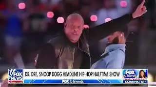 Fox News host forgives Eminem for kneeling at Super Bowl because he was in 'urban environment'