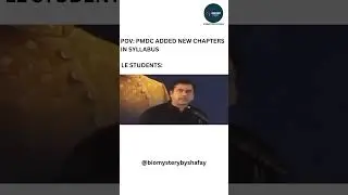MDCAT 2025 Syllabus announced 😂  #shorts #shortvideo #mdcat #biology #BioMystery #mdcat2025