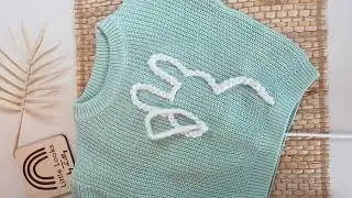 Hand Embroidered Bunny Sweater