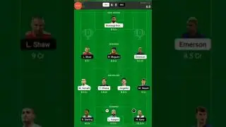 Dream 11 England vs Italy Euro 2020 Final Fantasy football team Small Grand League