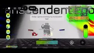 Transcedent Egor showing 