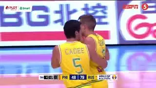 Philippines vs Australia Rumble Fight FIBA World Cup 2019 Asian Qualifiers