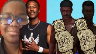 I made Nayter Wilton and Brandon Collins a Tag Team in WWE 2K25