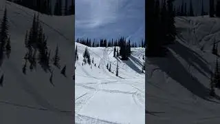 Shirtless pull on 250hp sidewinder at frisby ridge, Revelstoke