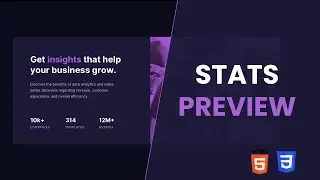 How to Build a Responsive Stats preview card component | Frontend Mentor