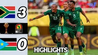 South Africa vs South Sudan | AFCON QUALIFIERS | HIGHLIGHTS | ALL GOALS