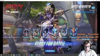 Insane Overwatch Widowmaker Competitive Gameplay! - ThornSick Twitch Stream
