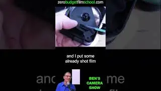 Checking the sound functions on a Canon Super 8 camera #super8 #sound #kodak #canon #benscamerashow