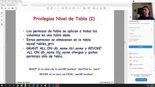 Bases de datos (GII) [2020-21]: Seguridad - Gesti&oacute;n de usuarios (II) / 26-05-2021