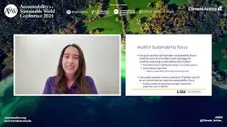 Auditor Sustainability Focus and Client Sustainability Reporting