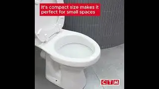 Astina White Front Flush Toilet Suite