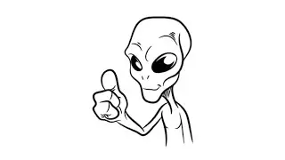 How to Draw a Grey Alien