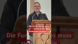 Die Furcht Gottes muss zur&uuml;ck in die Gemeinden kommen 💪🏼 #furchtgottes #jesus #bibel